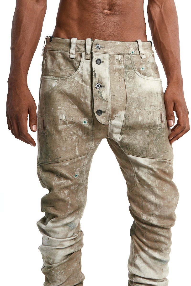 MARSHLAND REVERSIBLE SLIM PANTS