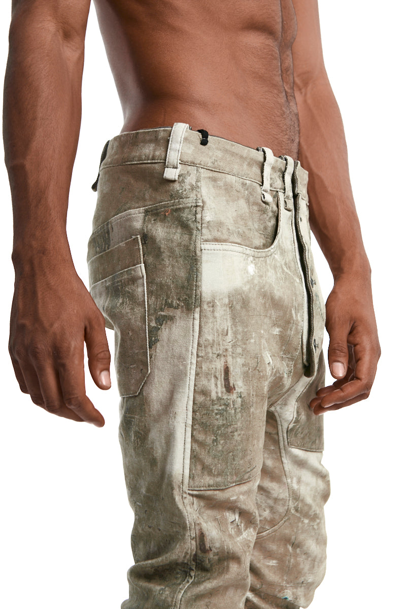 MARSHLAND REVERSIBLE SLIM PANTS