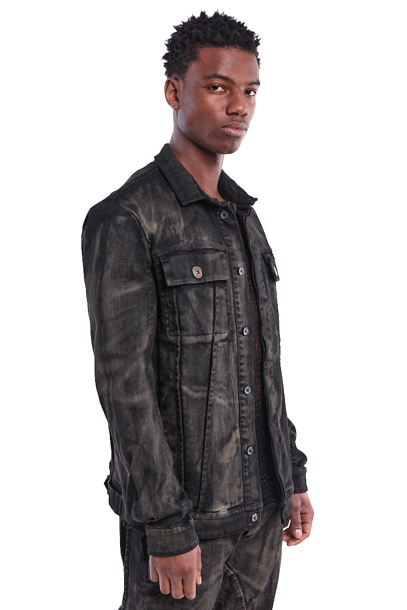 DUST EXTERNAL SEAM JEANS JACKET