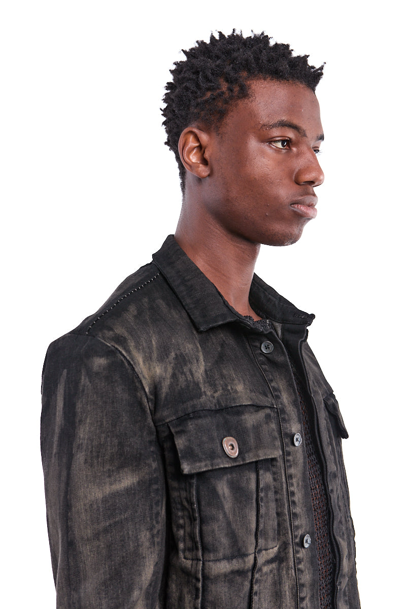 DUST EXTERNAL SEAM JEANS JACKET