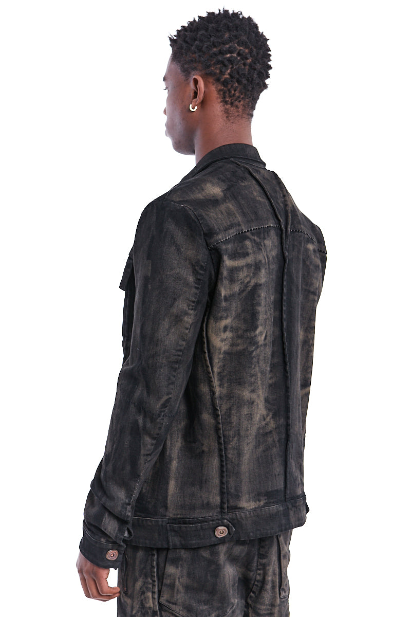 DUST EXTERNAL SEAM JEANS JACKET