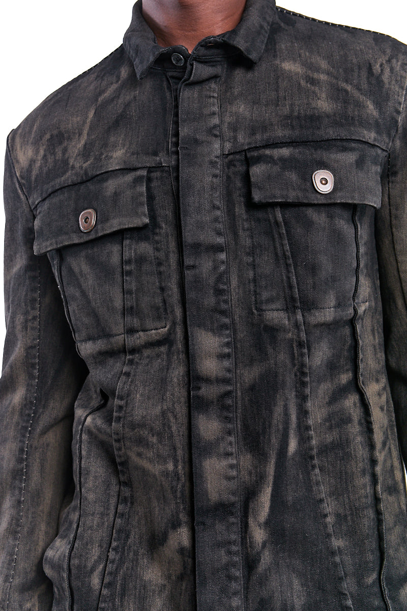 DUST EXTERNAL SEAM JEANS JACKET