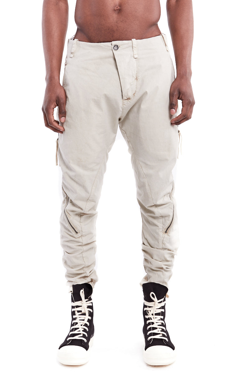 FLINT FRONT ELONGATED ZIP PANTS