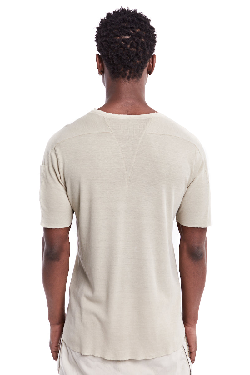 FLINT RIB SHOULDER POCKET TEE