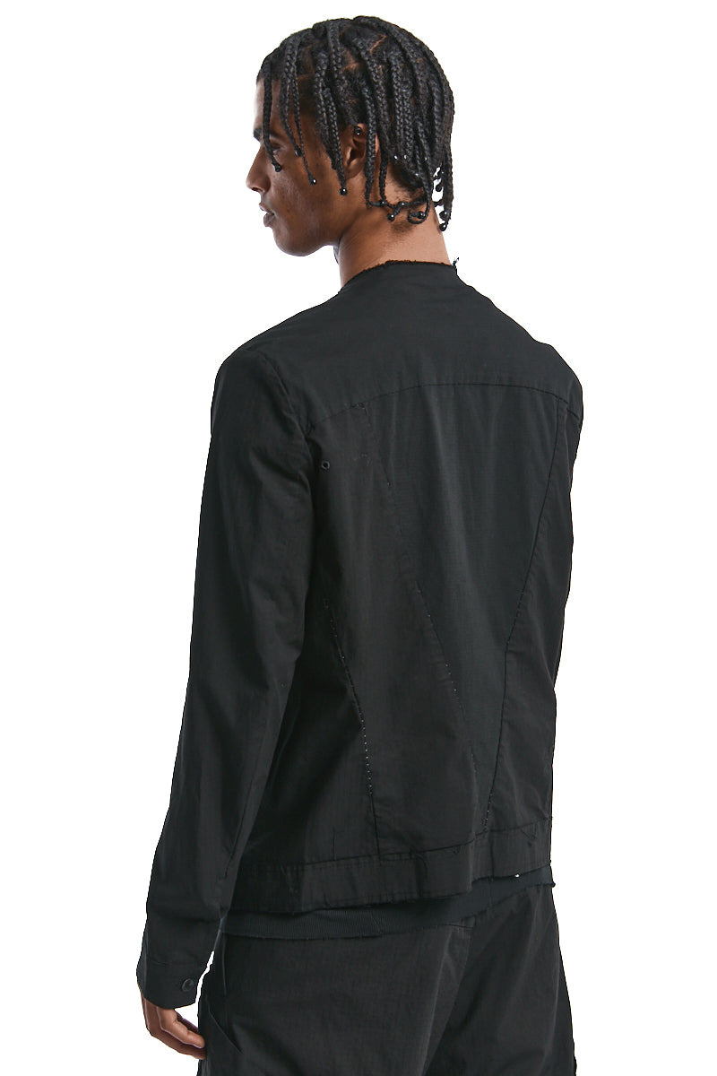 BLACK MIX RIPSTOP JEANS JACKET