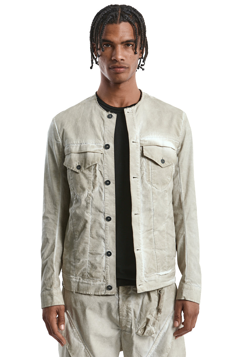 CEMENT MIX RIPSTOP JEANS JACKET
