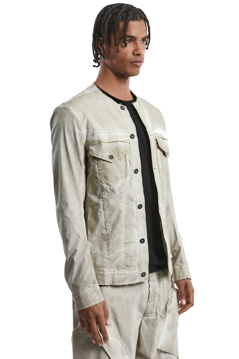 CEMENT MIX RIPSTOP JEANS JACKET