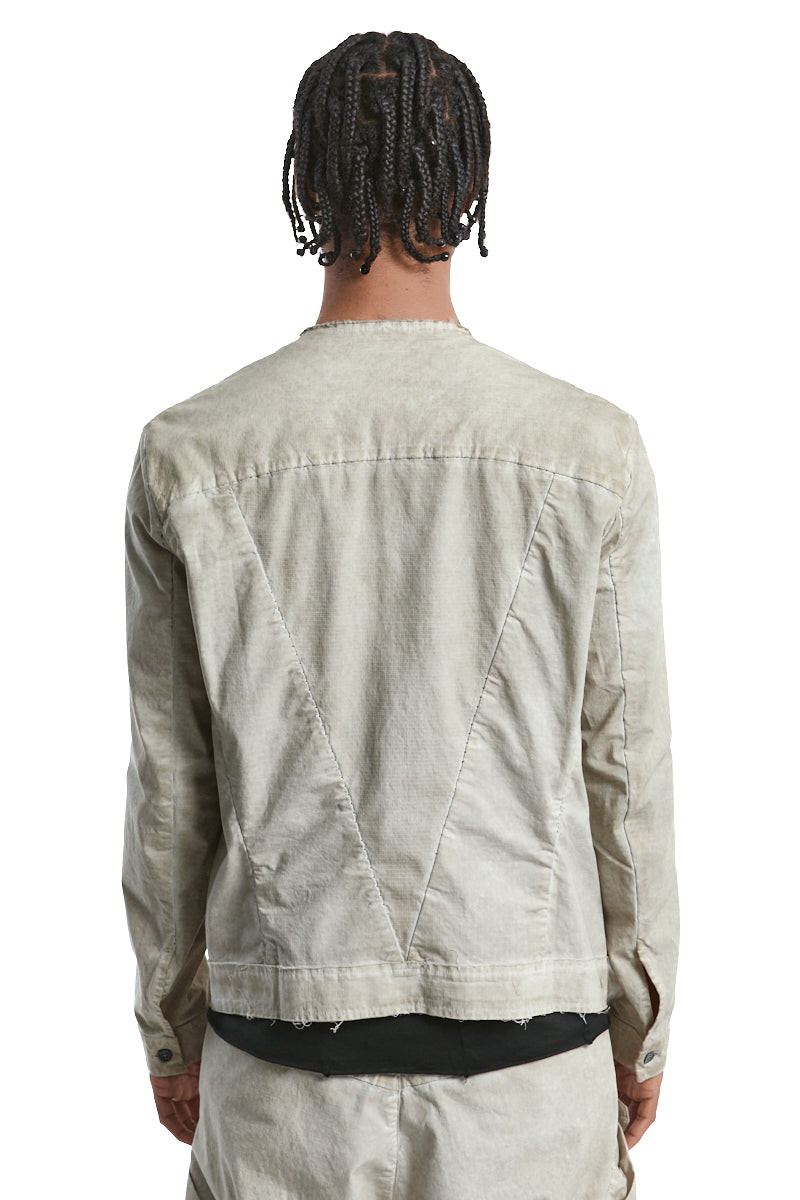 CEMENT MIX RIPSTOP JEANS JACKET