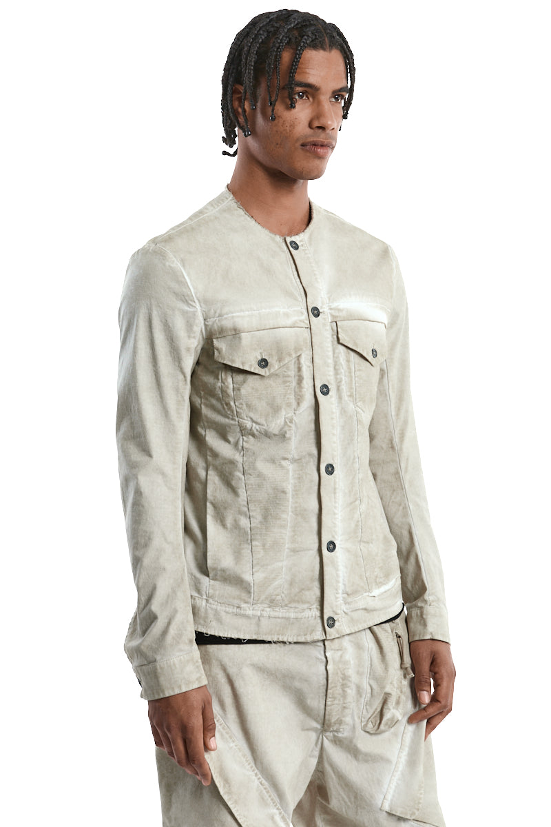 CEMENT MIX RIPSTOP JEANS JACKET