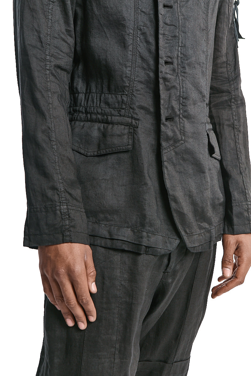BLACK SAHARIANA FIELD JACKET