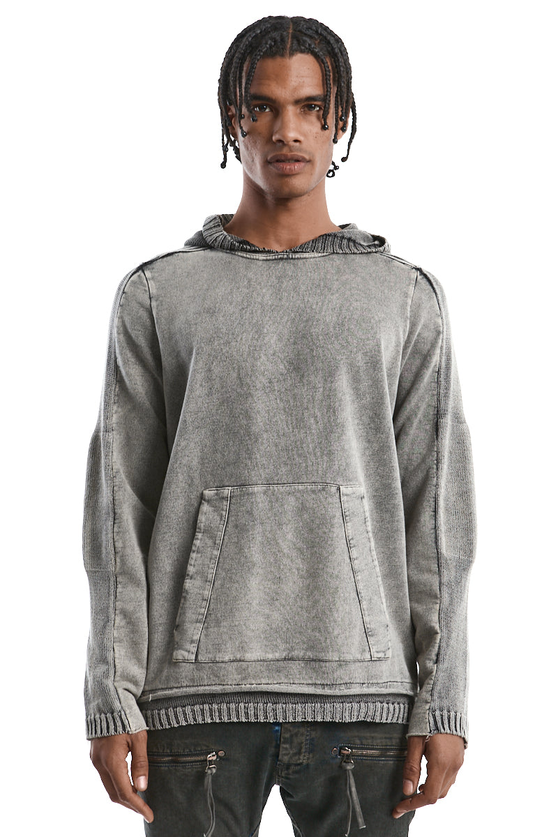 ASH INSERT HOODY