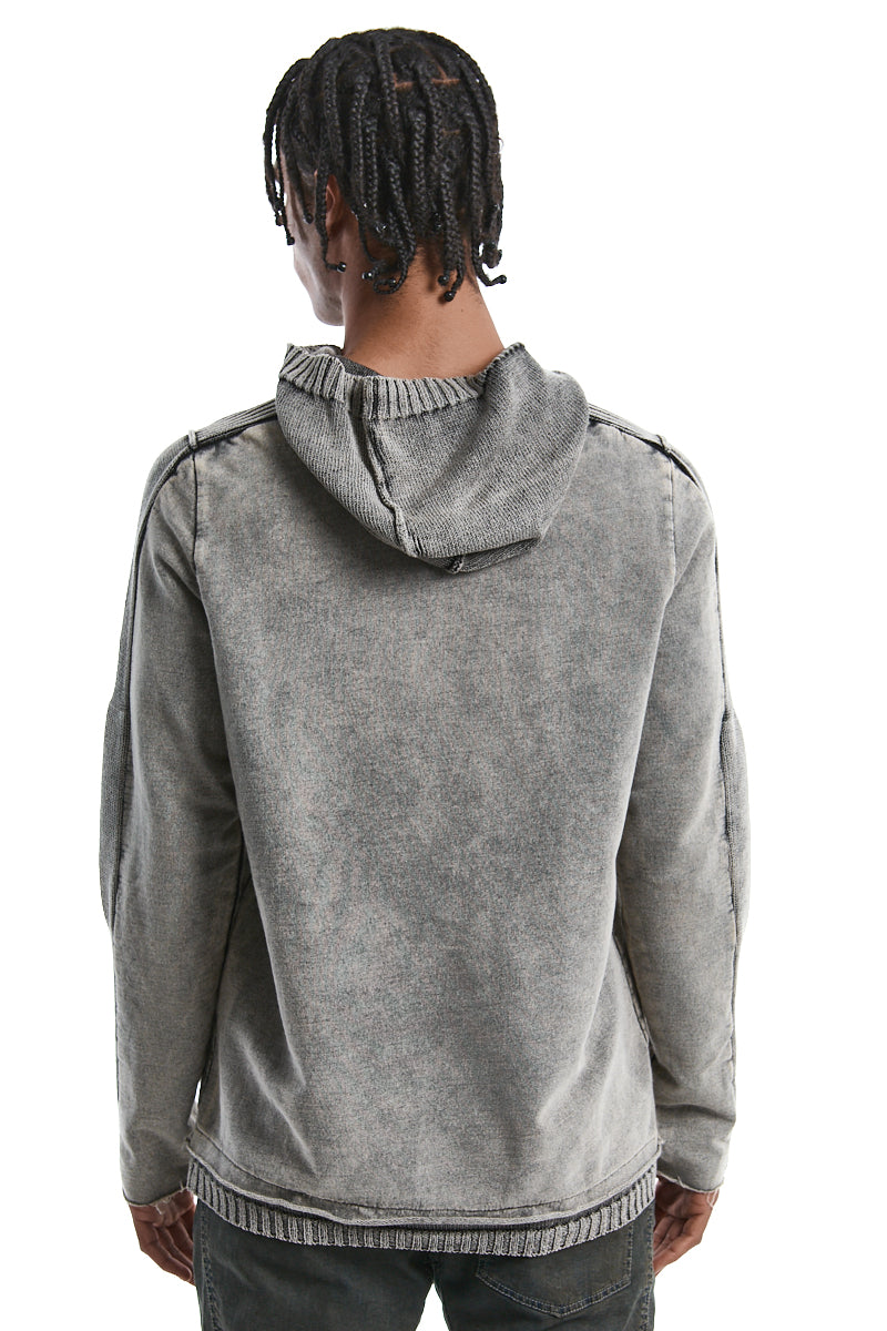 ASH INSERT HOODY