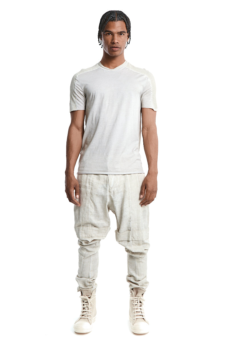 CEMENT RIB YOKE TEE
