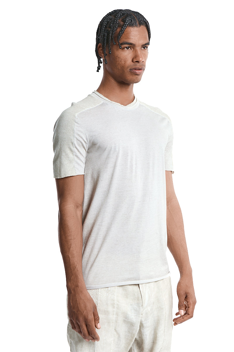 CEMENT RIB YOKE TEE