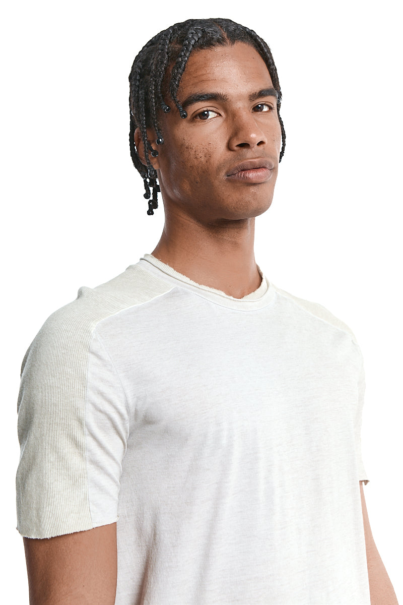 CEMENT RIB YOKE TEE