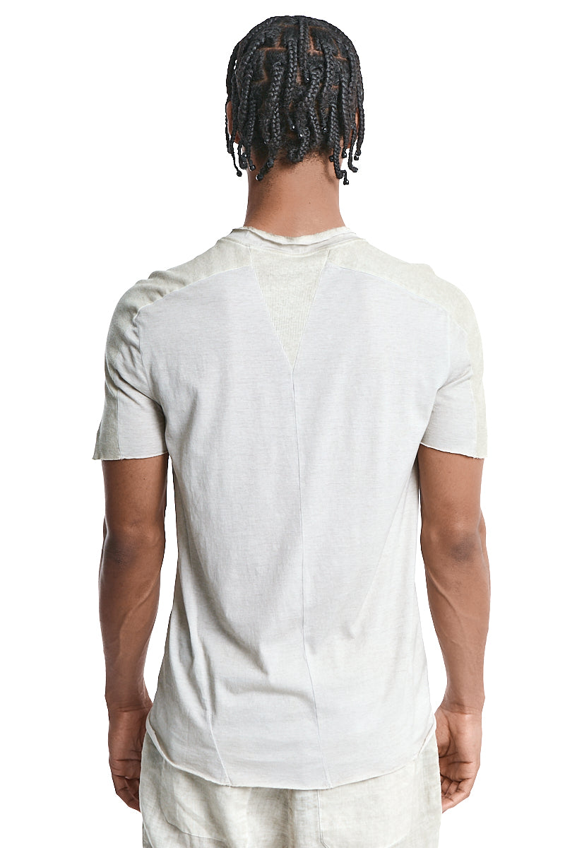CEMENT RIB YOKE TEE