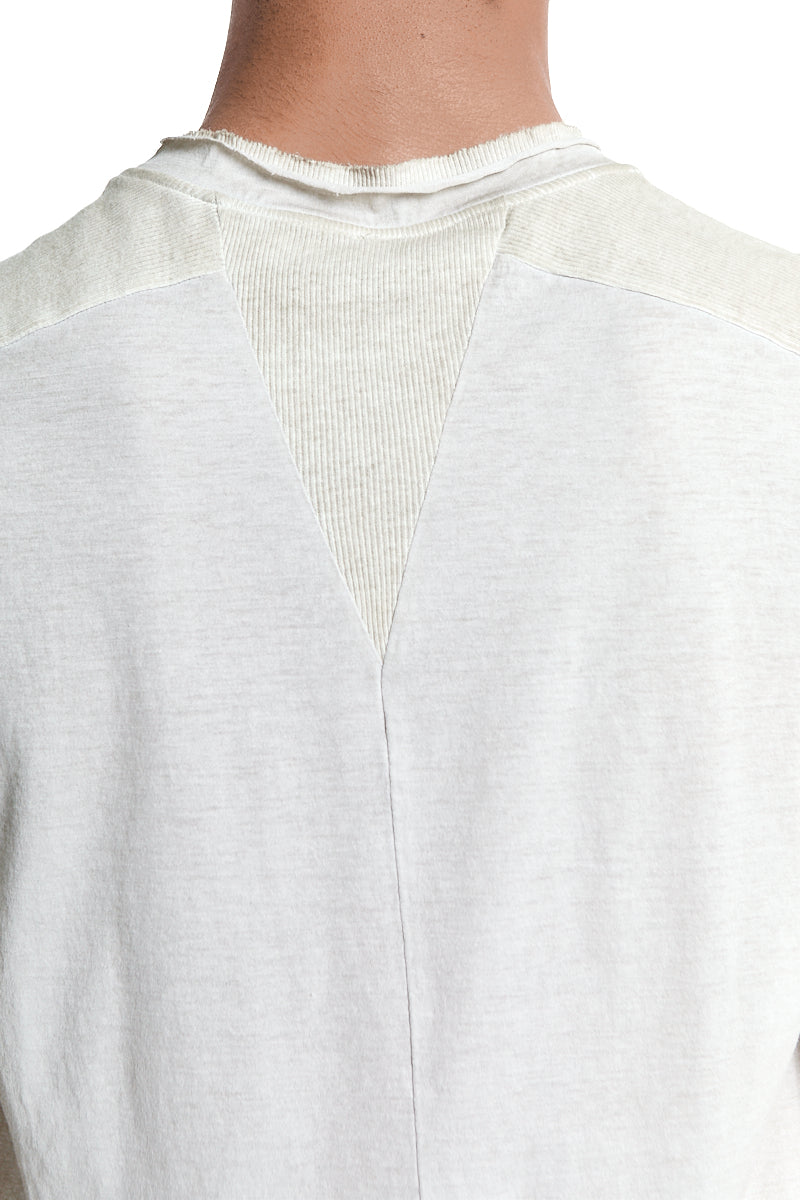 CEMENT RIB YOKE TEE