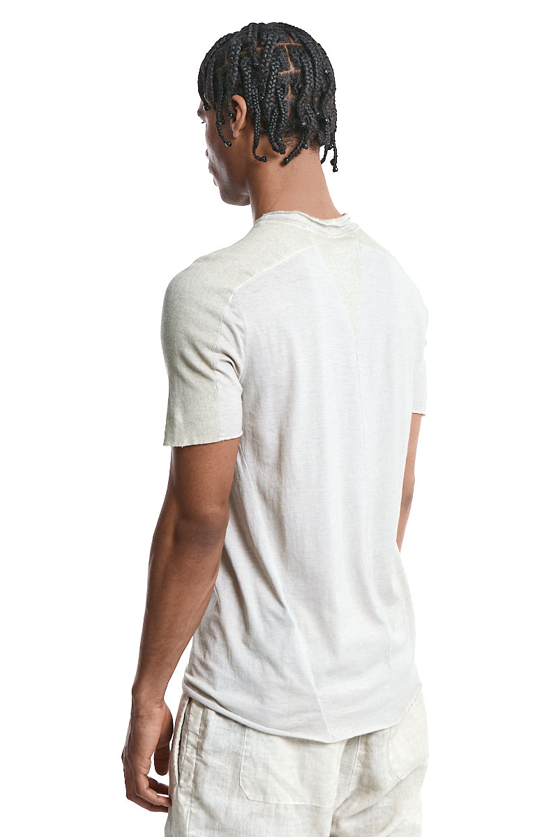 CEMENT RIB YOKE TEE