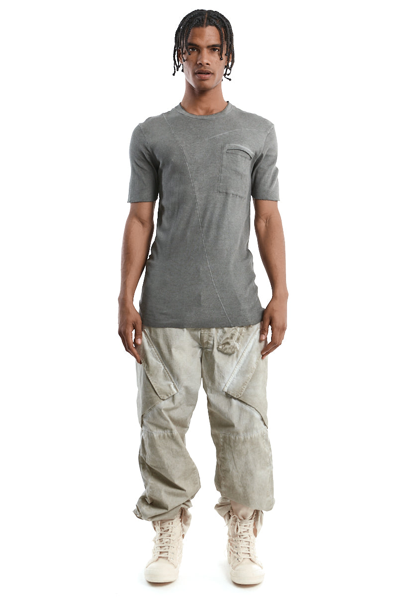 NIMBUS DIAGONAL POCKET RIB TEE