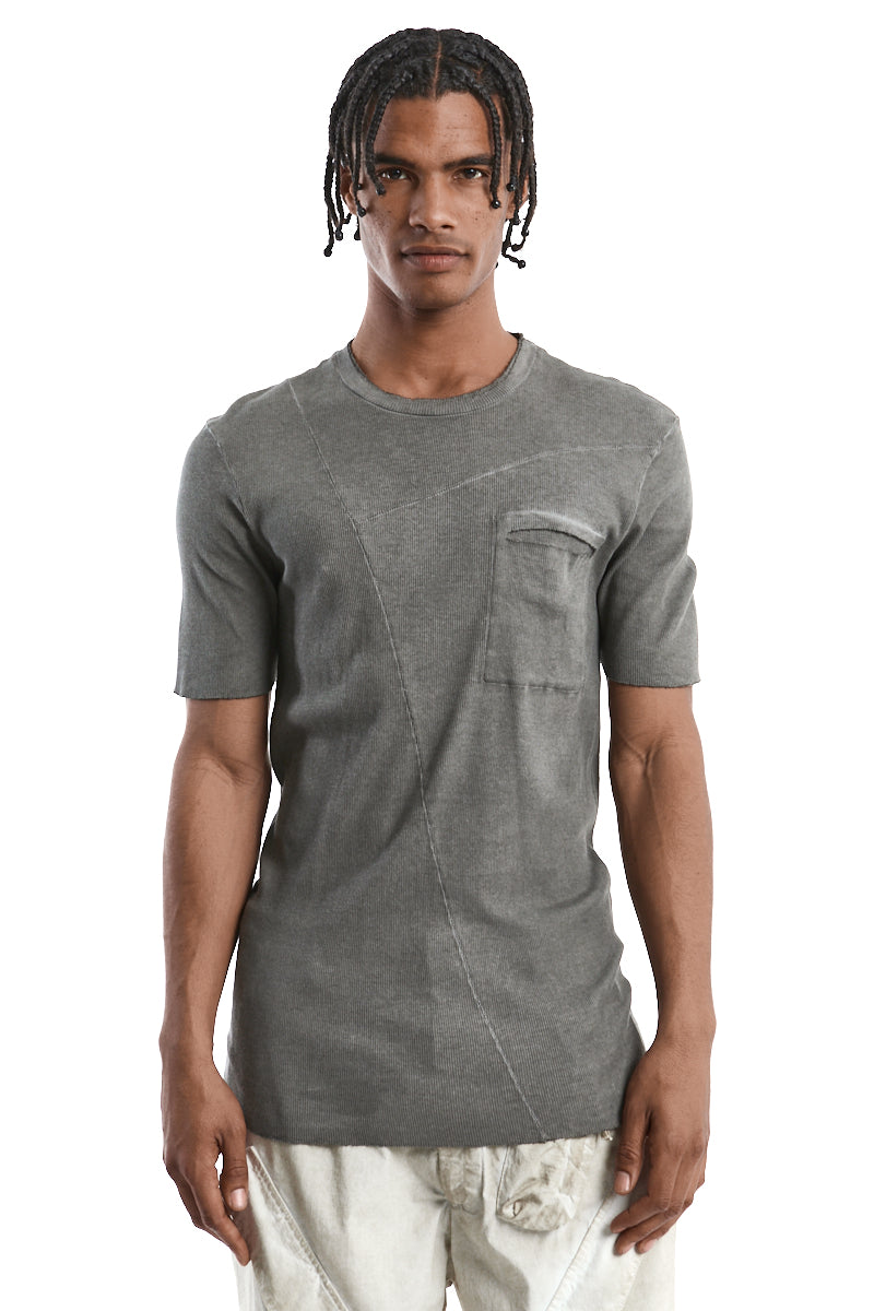NIMBUS DIAGONAL POCKET RIB TEE