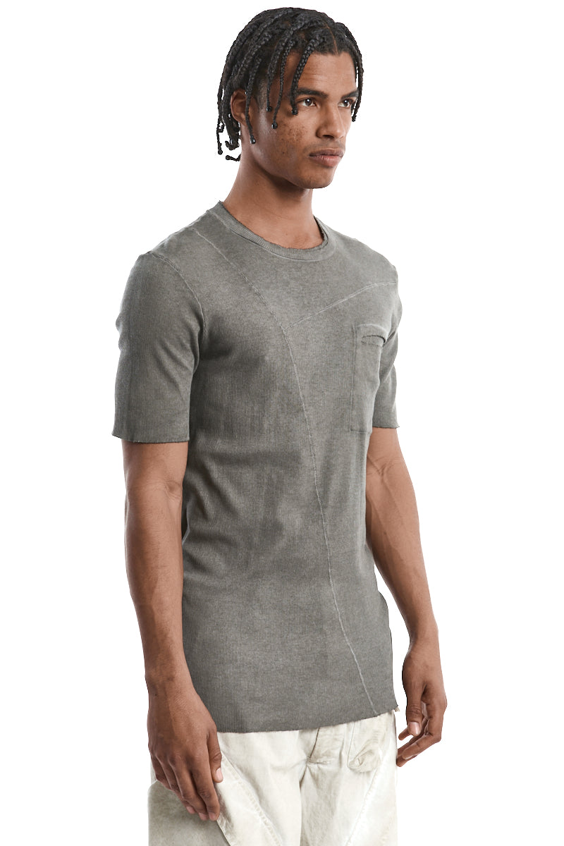 NIMBUS DIAGONAL POCKET RIB TEE