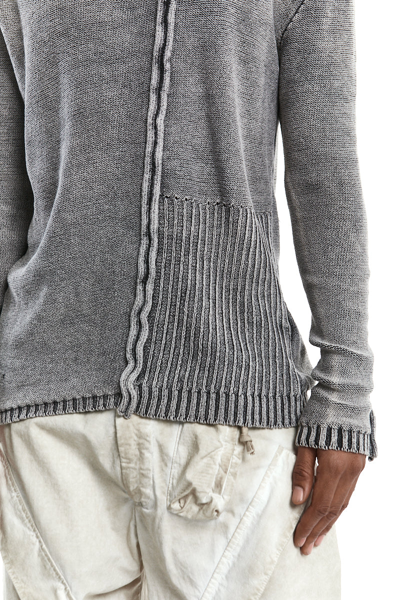 ASH KNITTED EXTERNAL SEAM TOP