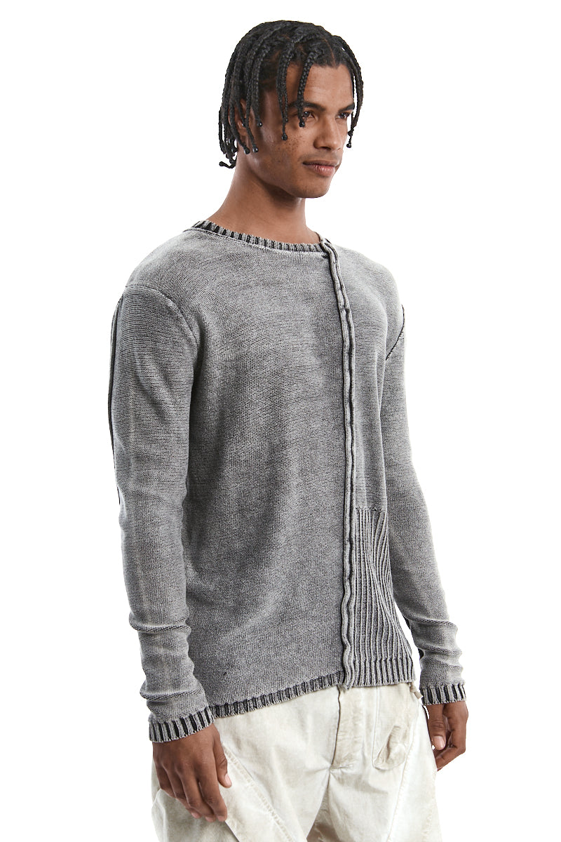 ASH KNITTED EXTERNAL SEAM TOP