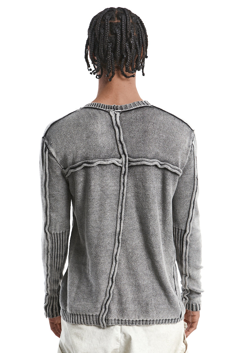 ASH KNITTED EXTERNAL SEAM TOP