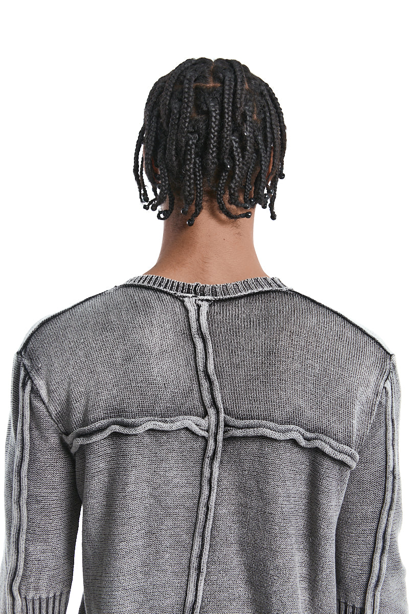 ASH KNITTED EXTERNAL SEAM TOP