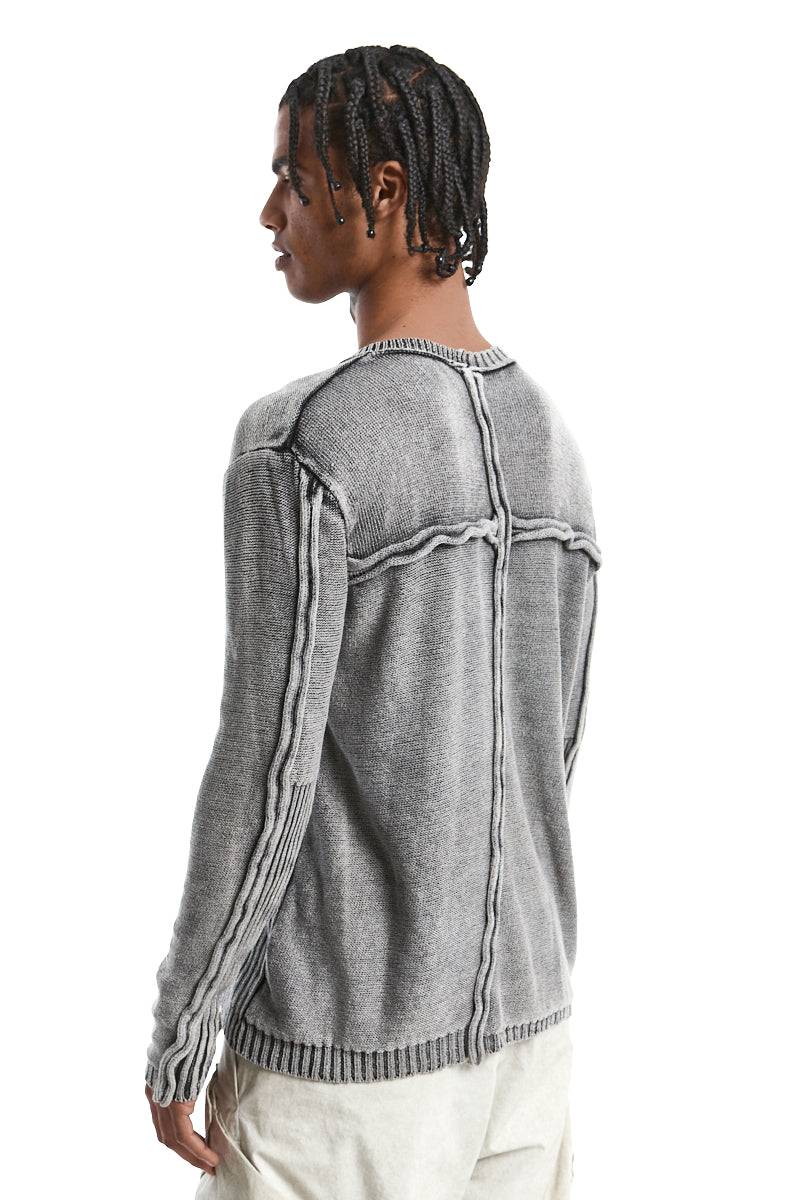 ASH KNITTED EXTERNAL SEAM TOP