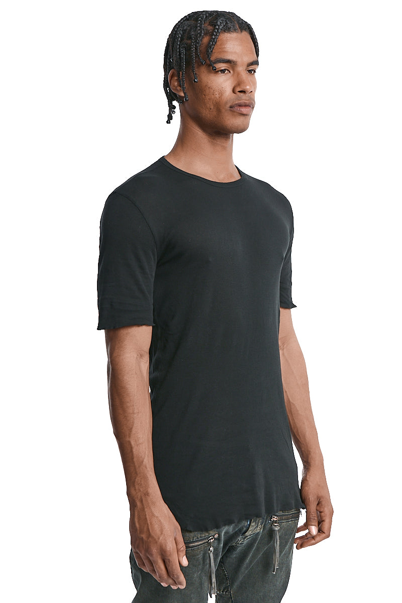 BLACK LIGHT COTTON TEE