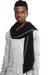 CONTRAST STITCHING CASHMERE BLEND SCARF