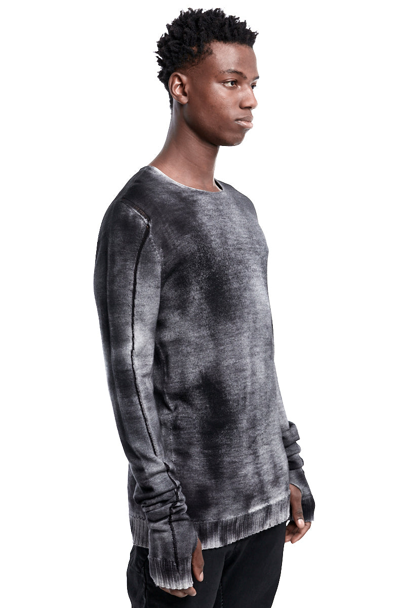 SPRAYED FINE KNITTED WOOL JERSEY