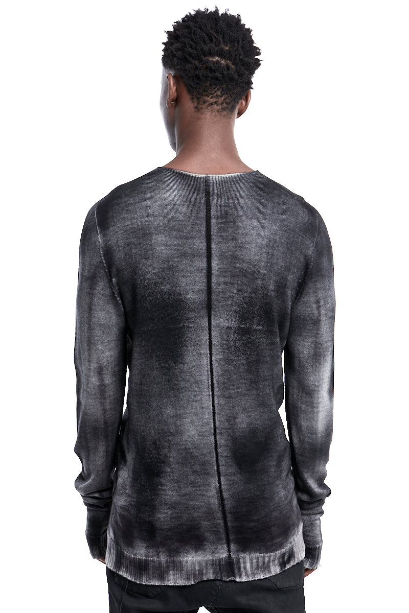 SPRAYED FINE KNITTED WOOL JERSEY