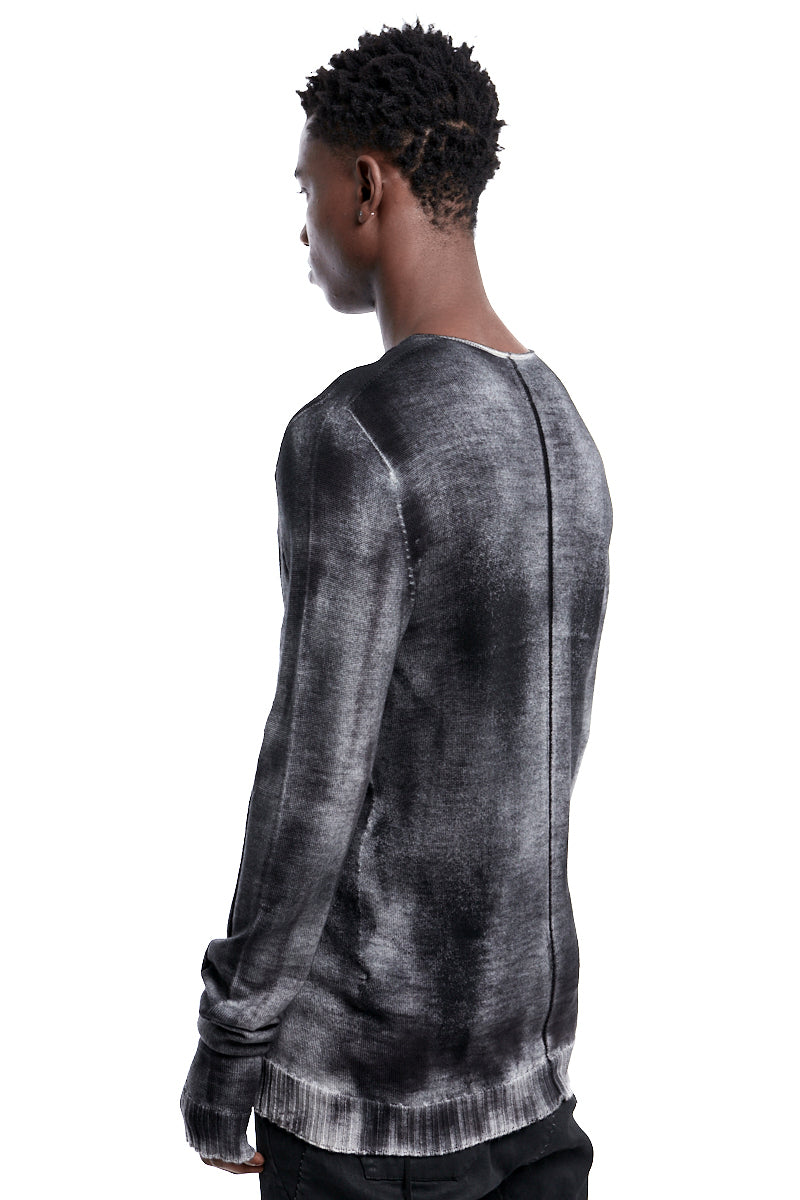 SPRAYED FINE KNITTED WOOL JERSEY