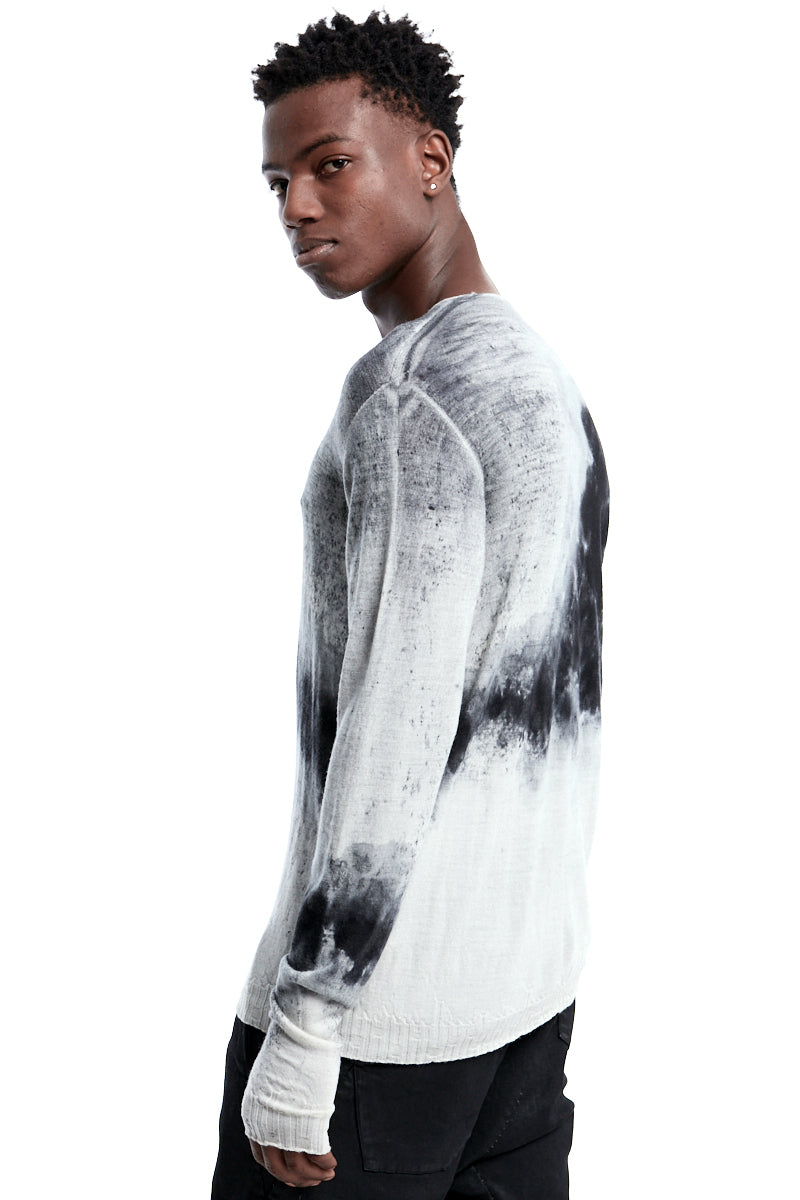 WHITE MOLD SPRAYED JERSEY