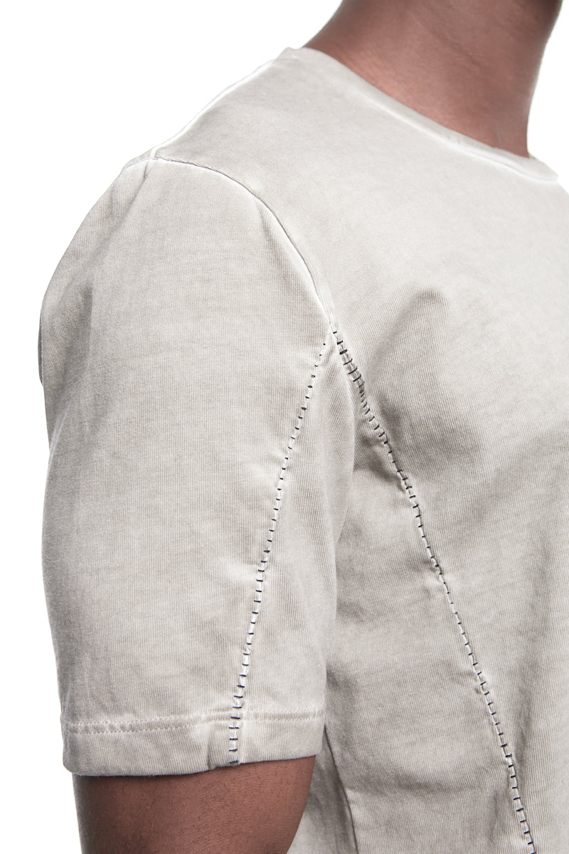 PEARL RESIN SCAR STITCH TEE