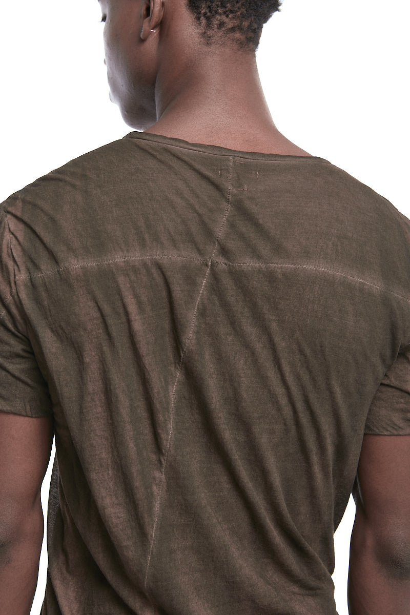 BROWN DISSOLVE DOUBLE LIGHTWEIGHT TOP