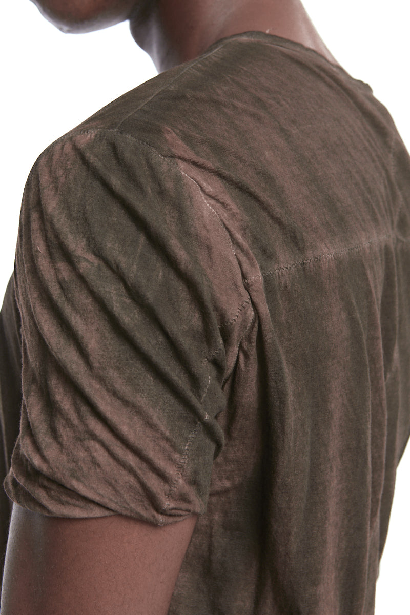 BROWN DISSOLVE DOUBLE LIGHTWEIGHT TOP