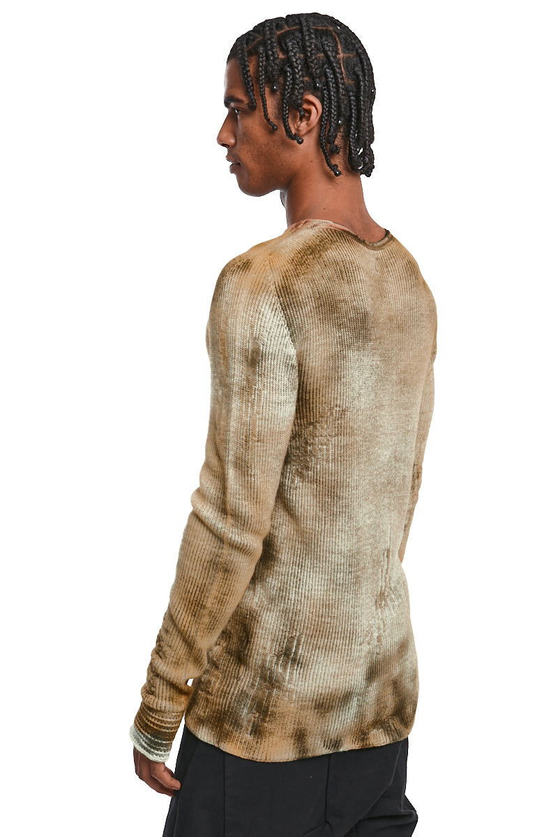 ANTRA KAKI WOOL JERSEY