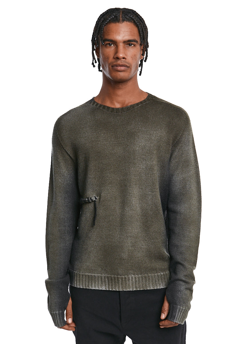 BOAR BLACK SPRAYED  KNIT JERSEY