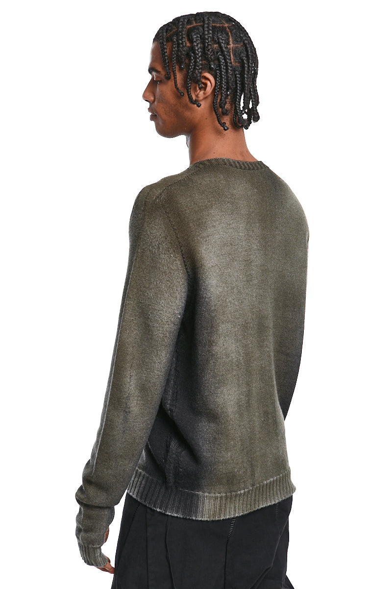 BOAR BLACK SPRAYED  KNIT JERSEY