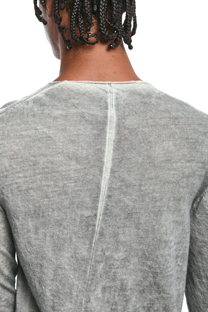 ICE FADE DYED LIGHT WOOL KNIT TOP
