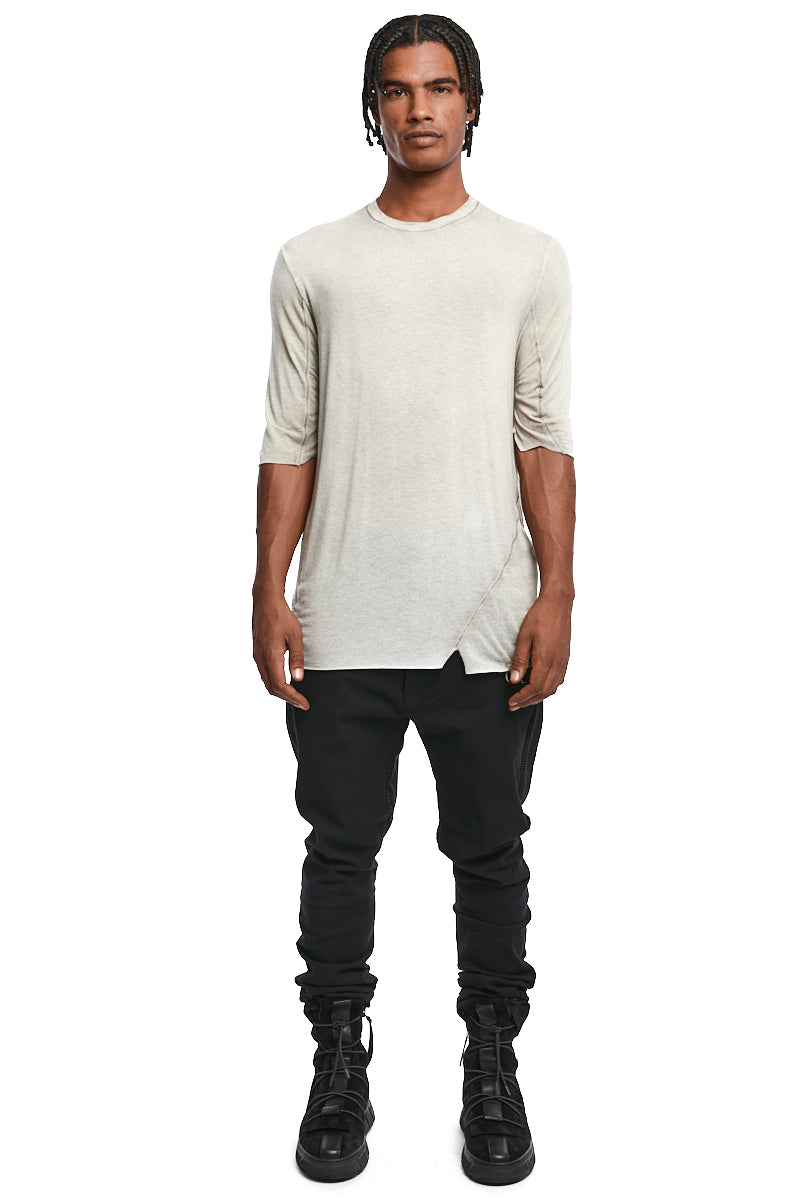 PERL RESIN MODAL CASHMERE LONGLINE TOP