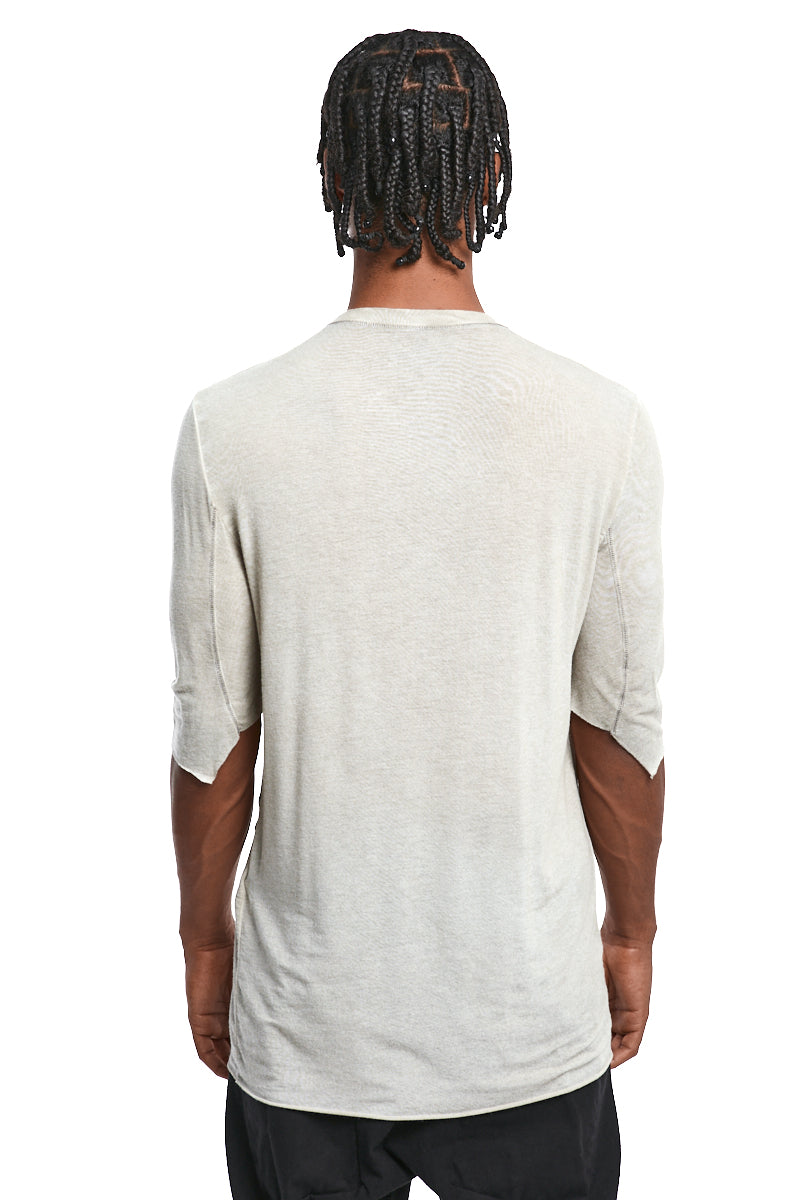 PERL RESIN MODAL CASHMERE LONGLINE TOP