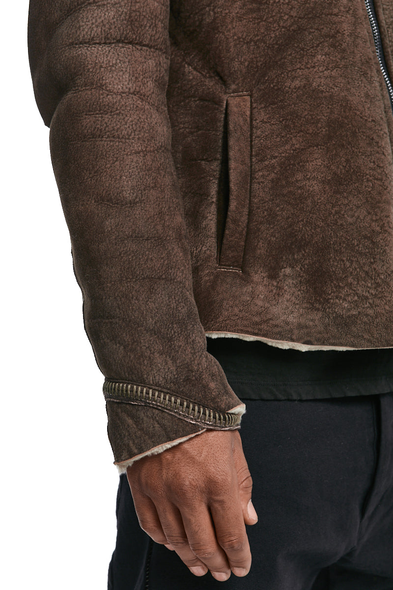 EARTH SHEARLING JACKET