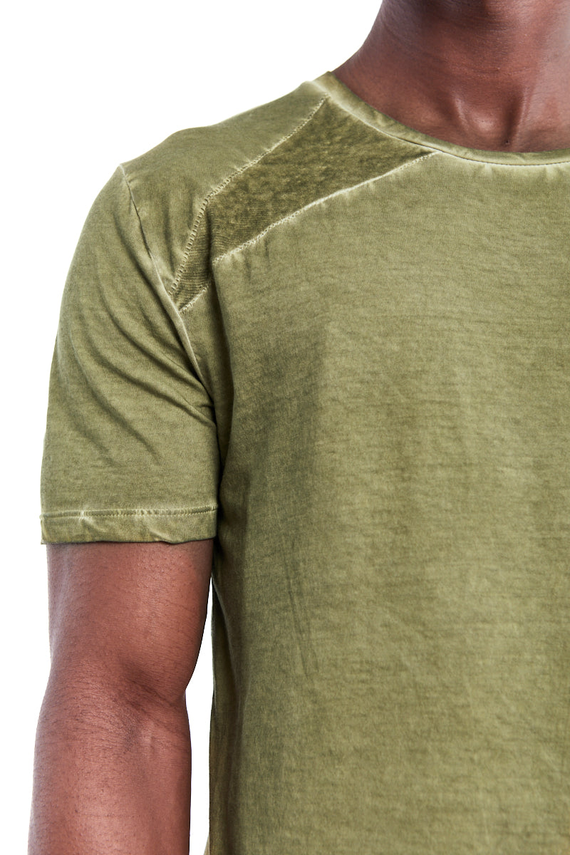 ACID GREEN RESIN LIGHT COTTON TEE