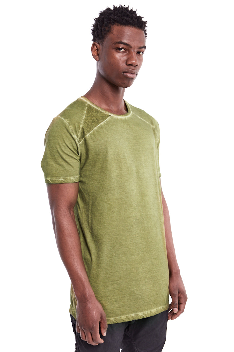 ACID GREEN RESIN LIGHT COTTON TEE