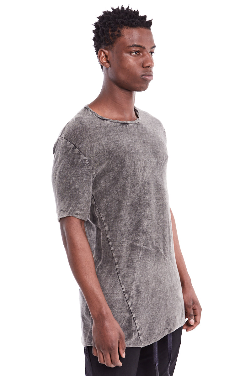 DARK WASH LIGHT COTTON TEE