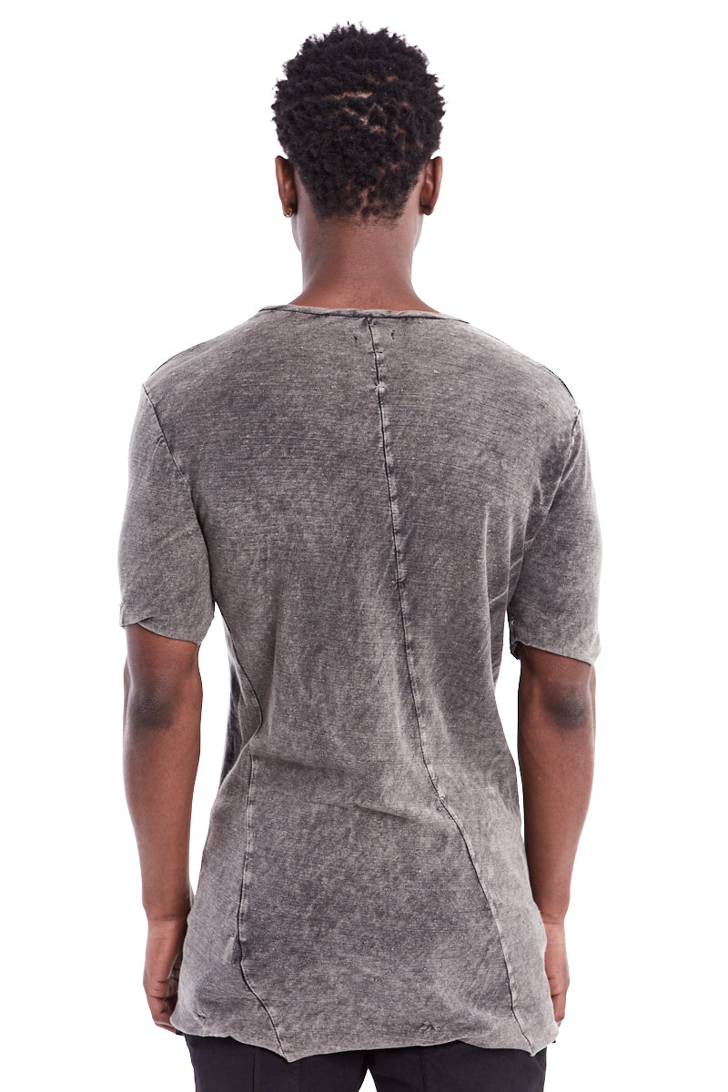 DARK WASH LIGHT COTTON TEE